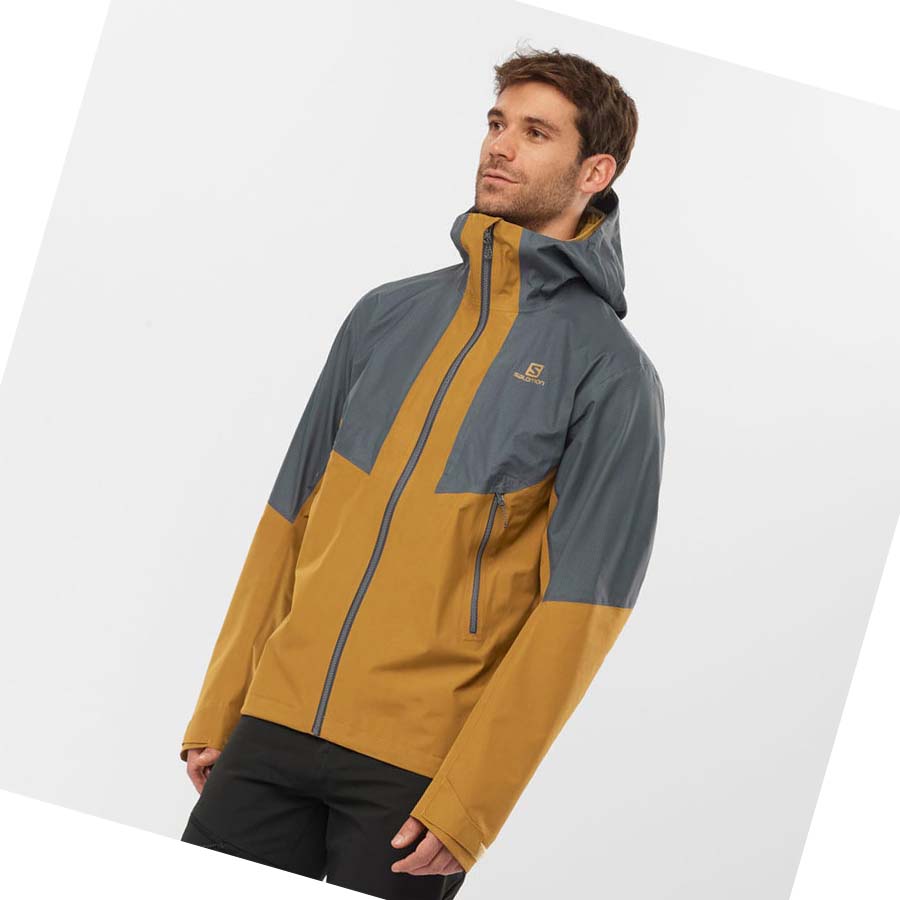 Chaquetas Salomon OUTLINE GORE-TEX HYBRID Hombre Grises | MX 3290SGL